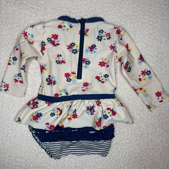 RUFFLEBUTTS Petal Parade Skirted One Piece Suit
Rashguard Size 6-12months - Picture 5 of 7